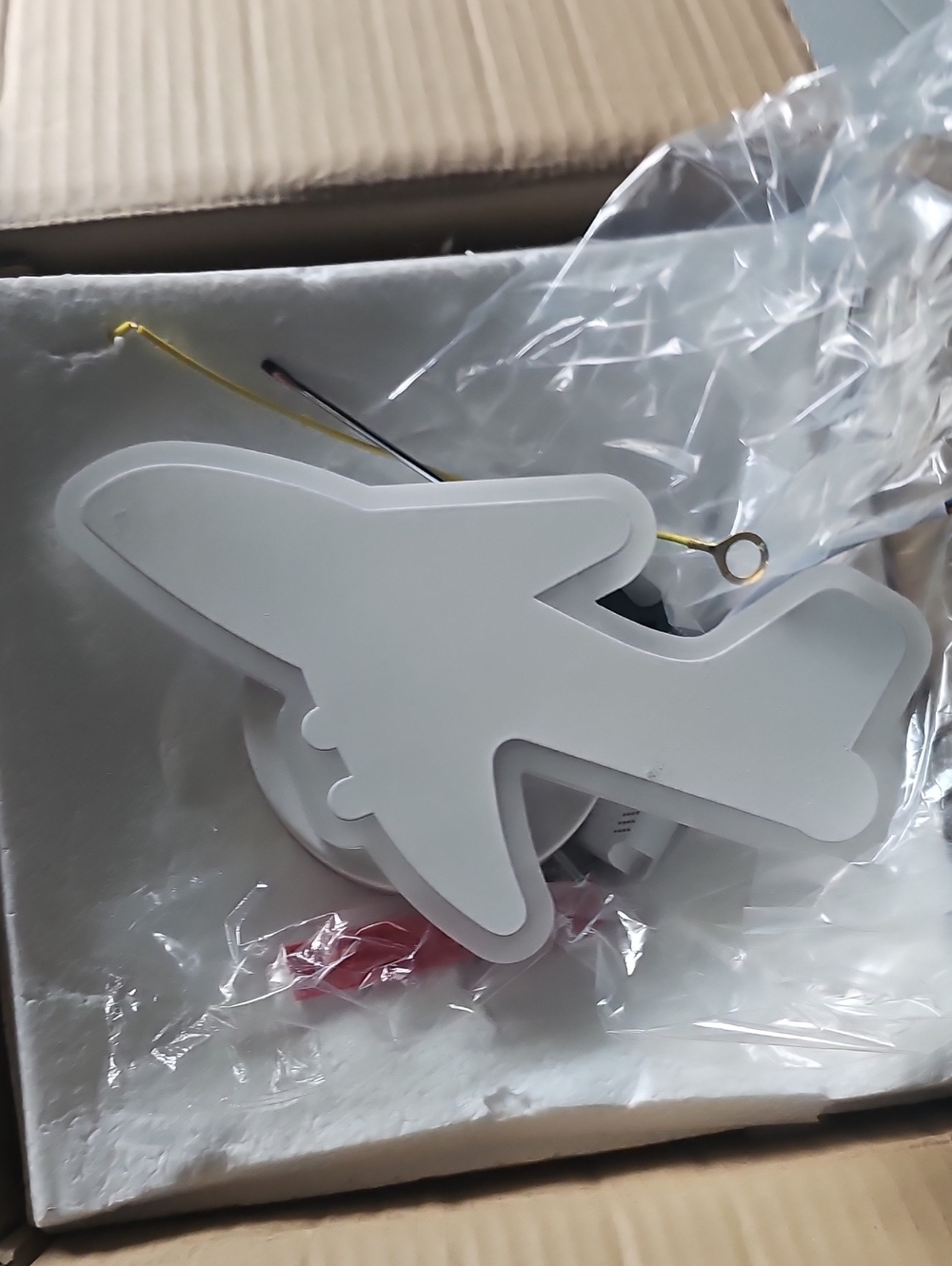 Airplane LED Wall Light - White Kids Decor